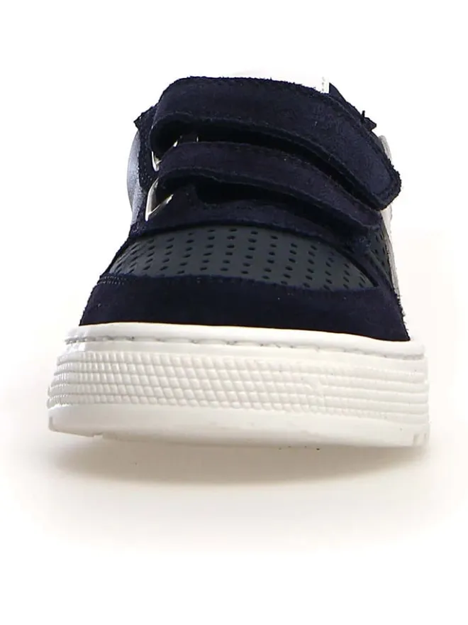 Leder-Sneakers "Hess" in Dunkelblau>Naturino