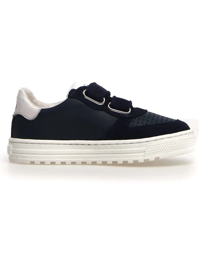 Leder-Sneakers "Hess" in Dunkelblau>Naturino