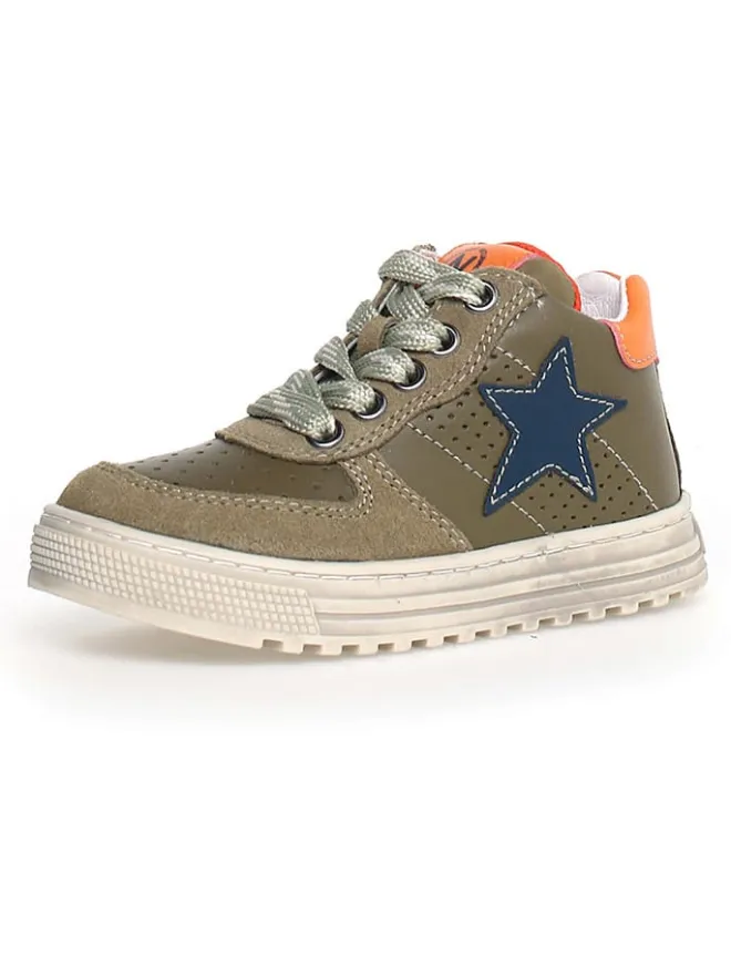 Naturino Sneakers·Sneakers High^Leder-Sneakers "Hess" in Khaki
