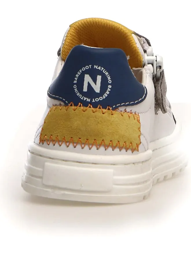 Leder-Sneakers "Hess" in Weiß/ Bunt>Naturino Hot