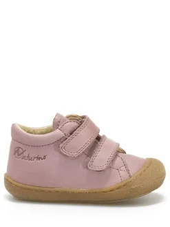 Leder-Sneakers in Altrosa>Naturino Clearance