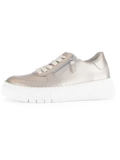 Leder-Sneakers in Beige>Gabor