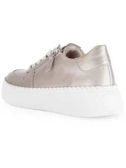 Leder-Sneakers in Beige>Gabor
