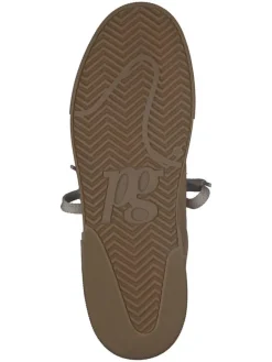 Paul Green Schnürschuhe^Leder-Sneakers in Beige
