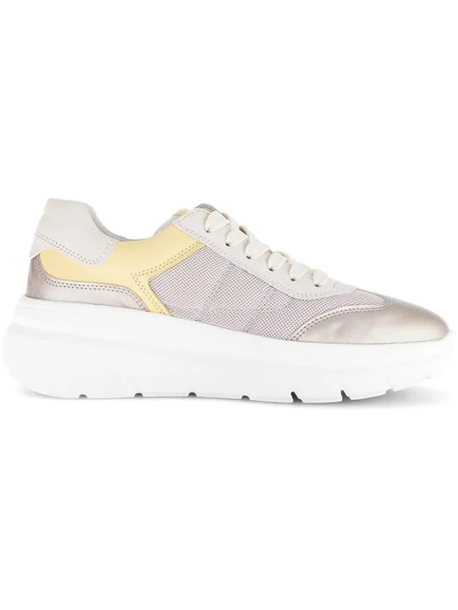 Leder-Sneakers in Beige/ Gelb>Gabor Hot