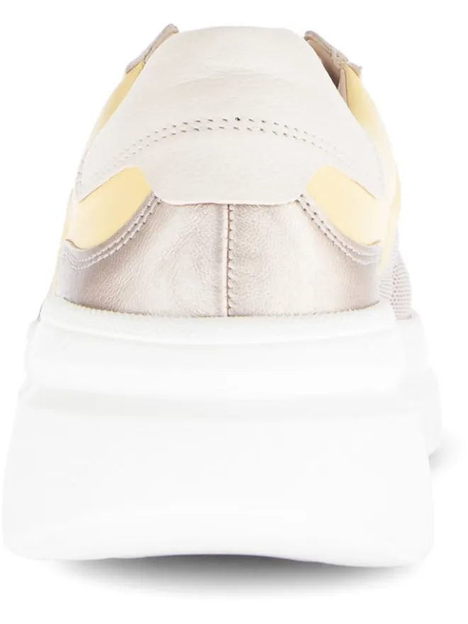 Leder-Sneakers in Beige/ Gelb>Gabor Hot