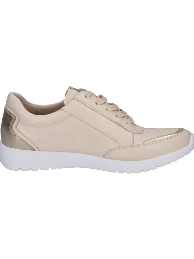Caprice Sneakers^Leder-Sneakers in Beige/ Gold