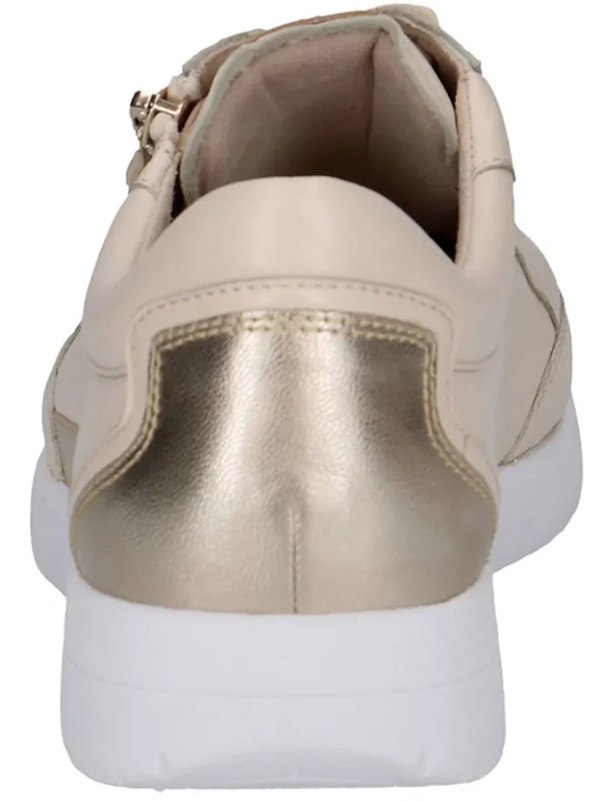 Caprice Sneakers^Leder-Sneakers in Beige/ Gold
