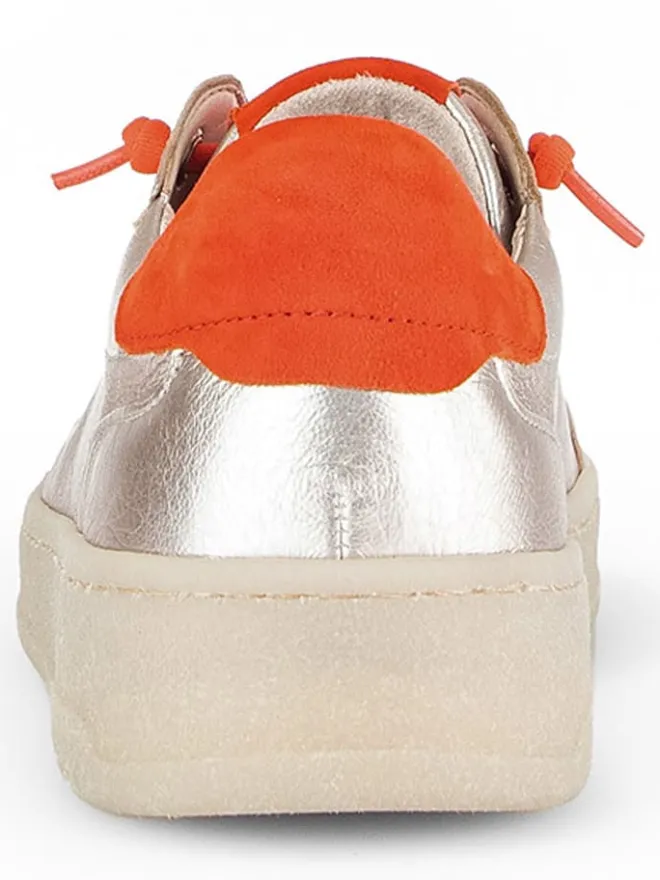 Leder-Sneakers in Beige/ Orange>Gabor Sale