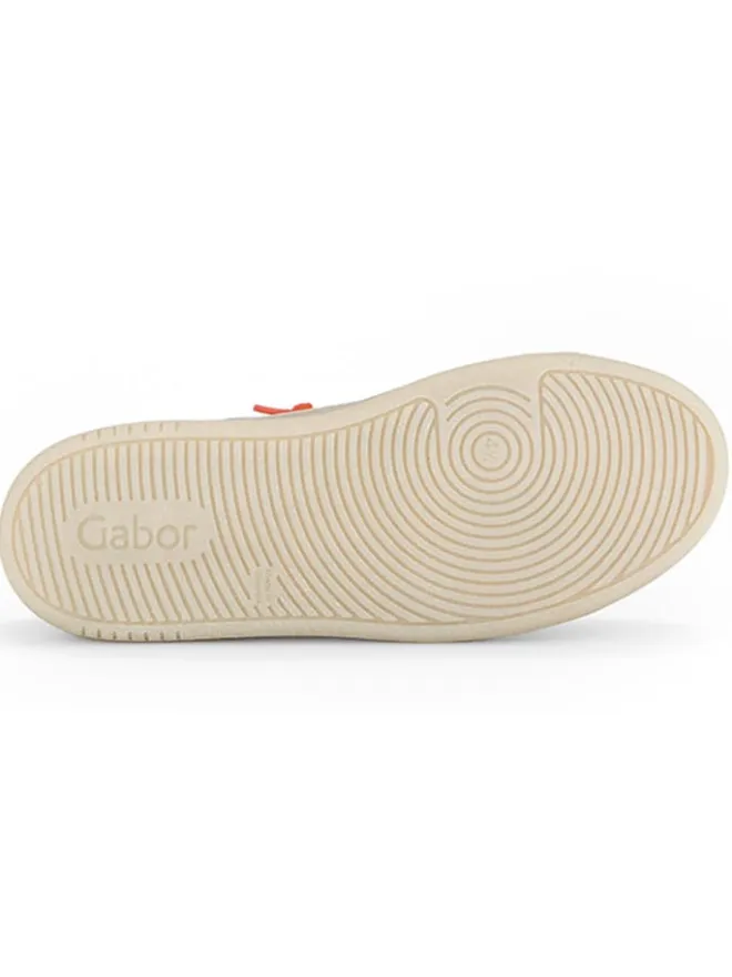 Leder-Sneakers in Beige/ Orange>Gabor Sale