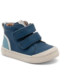 bisgaard Sneakers·Sneakers High^Leder-Sneakers in Blau/ Hellblau/ Weiß