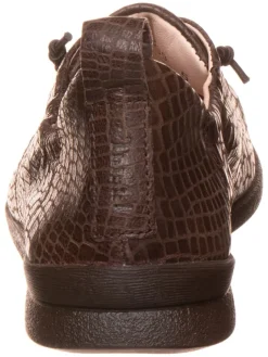 Leder-Sneakers in Braun><noscript><img width=