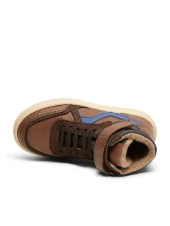 Leder-Sneakers in Braun><noscript><img width=