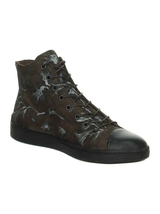 Leder-Sneakers in Braun>Think! Outlet