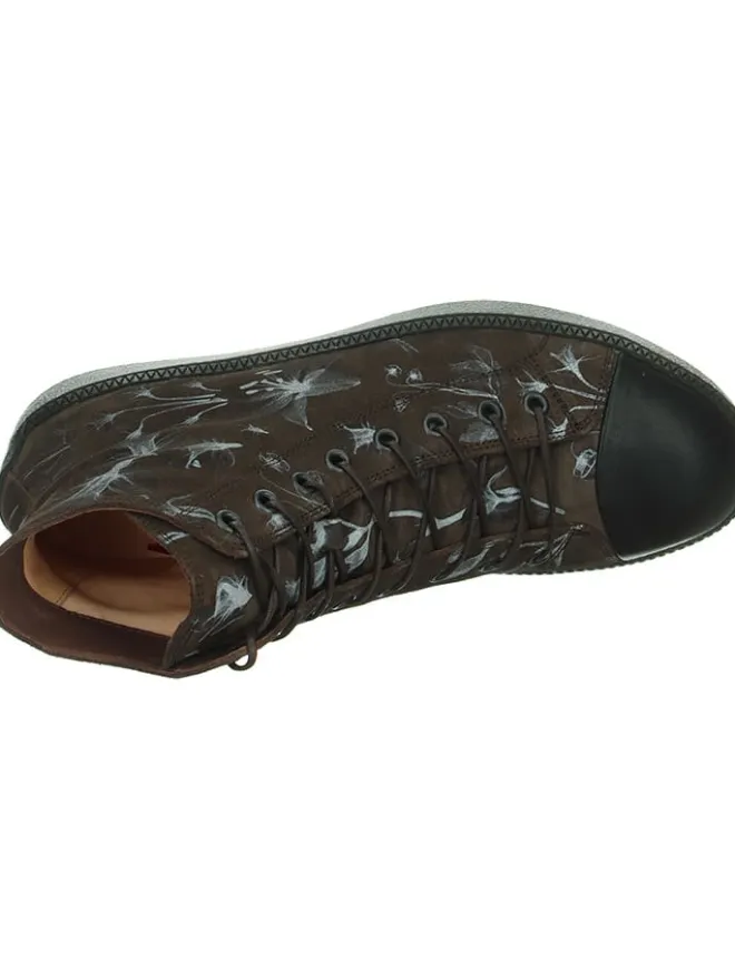 Leder-Sneakers in Braun>Think! Outlet