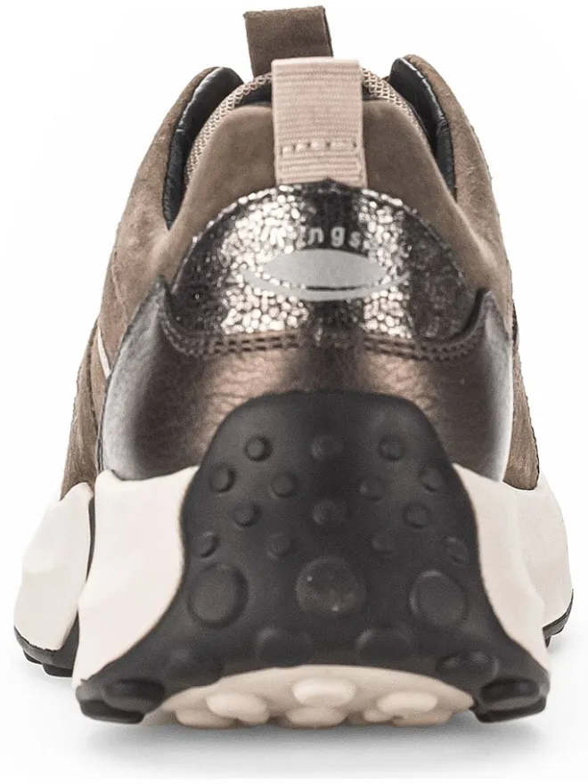 Leder-Sneakers in Braun>Gabor Sale
