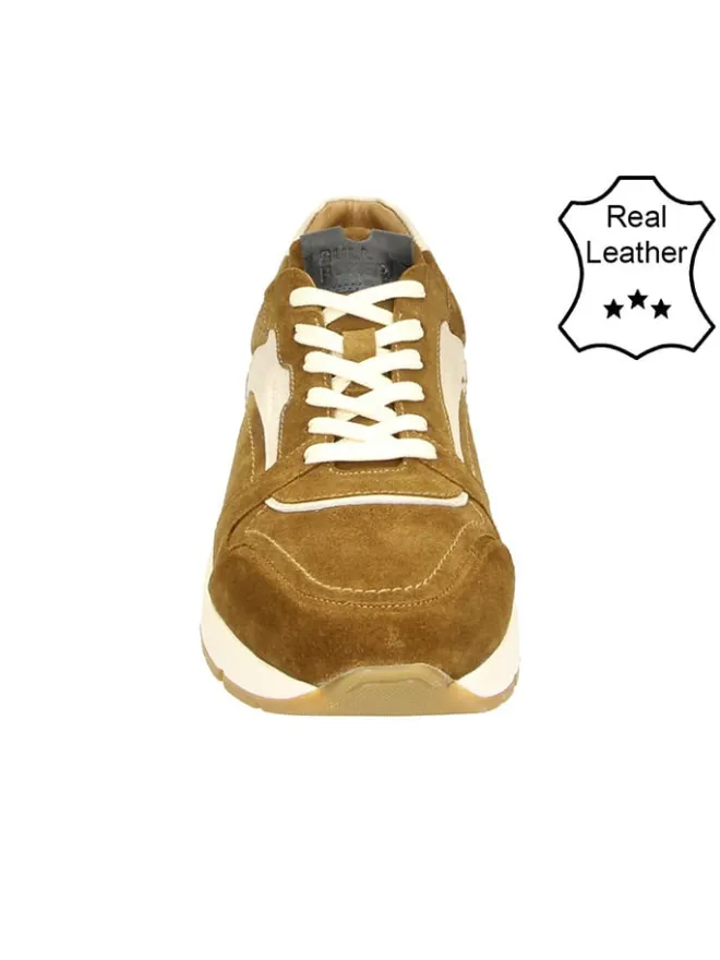 Leder-Sneakers in Cognac>Bullboxer