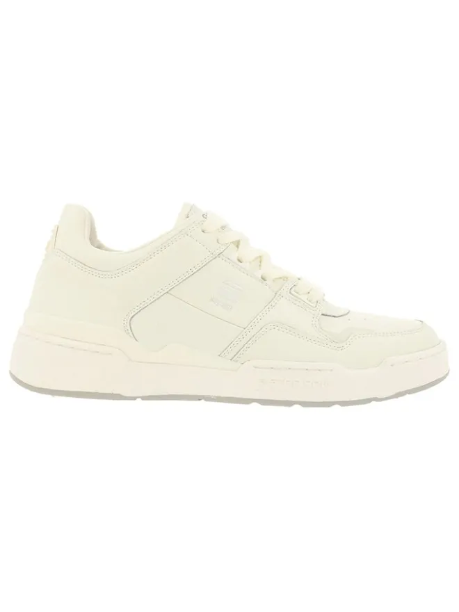 Leder-Sneakers in Creme>G-Star Raw Online