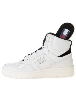 Leder-Sneakers in Creme><noscript><img width=