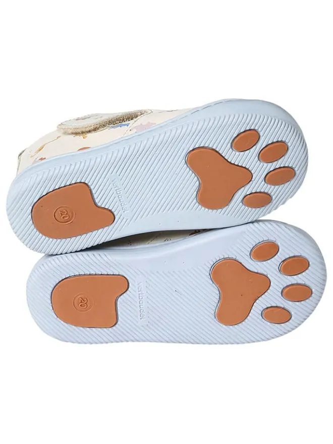 vertbaudet Sneakers^Leder-Sneakers in Creme
