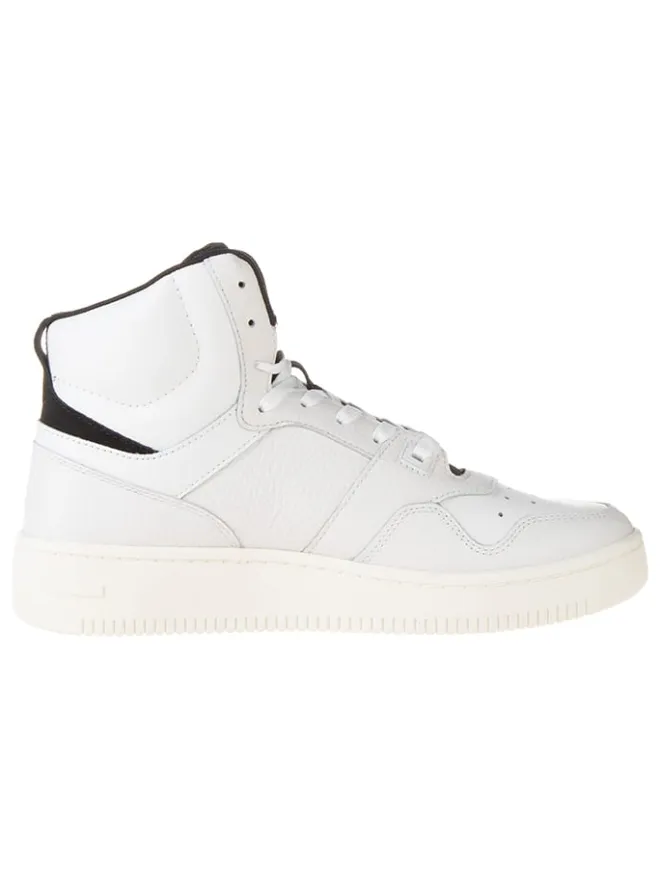 Leder-Sneakers in Creme>Tommy Hilfiger Shoes Online