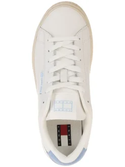 Tommy Hilfiger Shoes Sneakers^Leder-Sneakers in Creme/ Hellblau