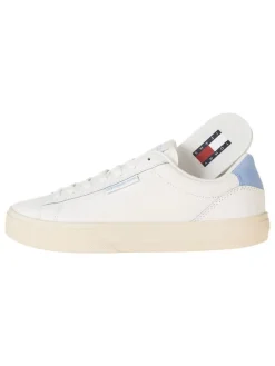 Tommy Hilfiger Shoes Sneakers^Leder-Sneakers in Creme/ Hellblau