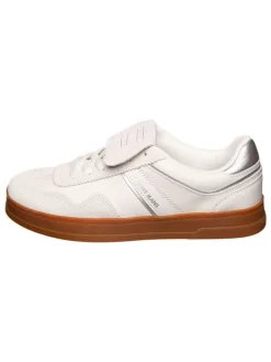 Tommy Hilfiger Shoes Sneakers^Leder-Sneakers in Creme/ Silber