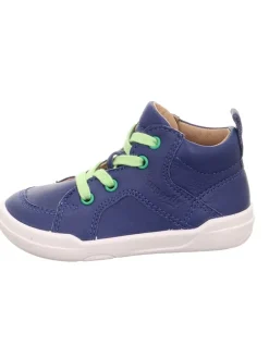 superfit Lauflernschuhe^Leder-Sneakers in Dunkelblau