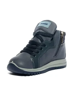 Leder-Sneakers in Dunkelblau>Primigi Discount
