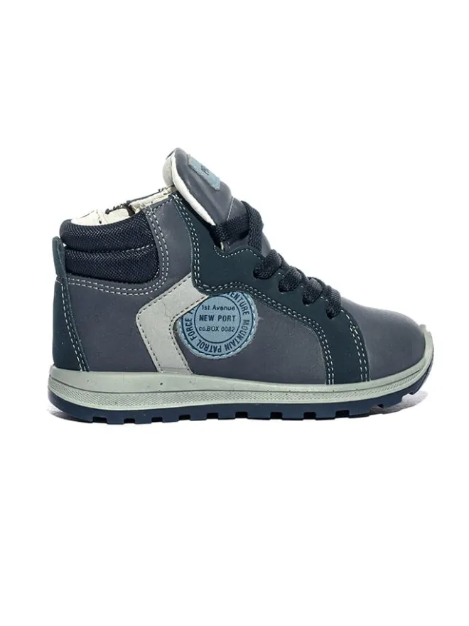 Leder-Sneakers in Dunkelblau>Primigi Discount