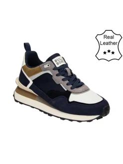 Bullboxer Sneakers^Leder-Sneakers in Dunkelblau