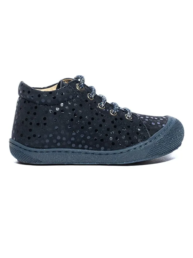 Leder-Sneakers in Dunkelblau>Naturino Online