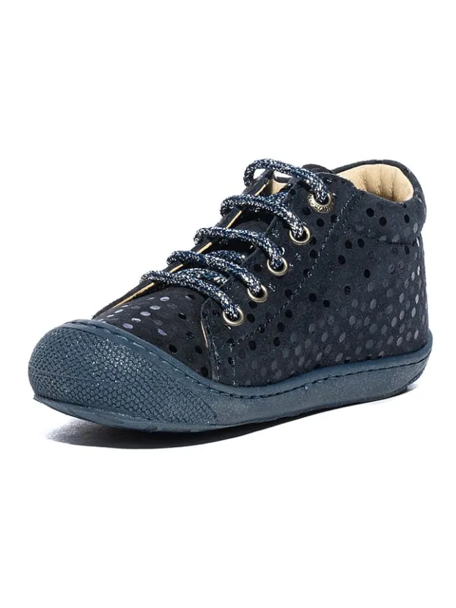 Leder-Sneakers in Dunkelblau>Naturino Online