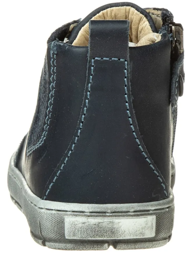 Leder-Sneakers in Dunkelblau>Primigi Best