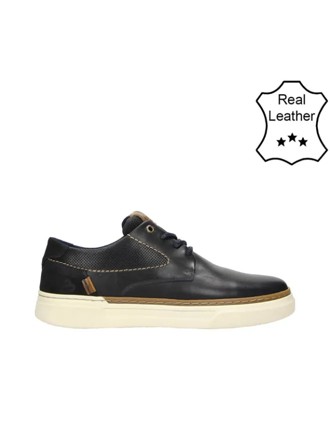Bullboxer Sneakers^Leder-Sneakers in Dunkelblau
