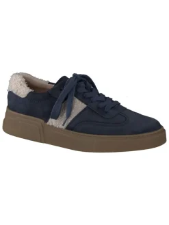 Leder-Sneakers in Dunkelblau>Paul Green Outlet