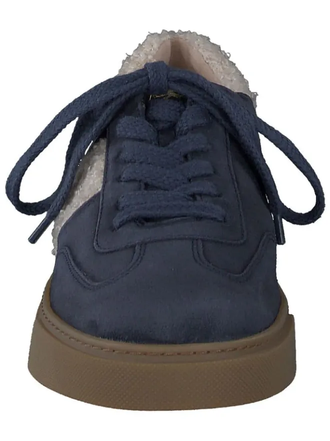Leder-Sneakers in Dunkelblau>Paul Green Outlet