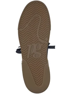 Leder-Sneakers in Dunkelblau><noscript><img width=