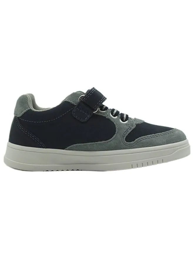 lamino Sneakers·Sneakers Low^Leder-Sneakers in Dunkelblau/ Hellblau