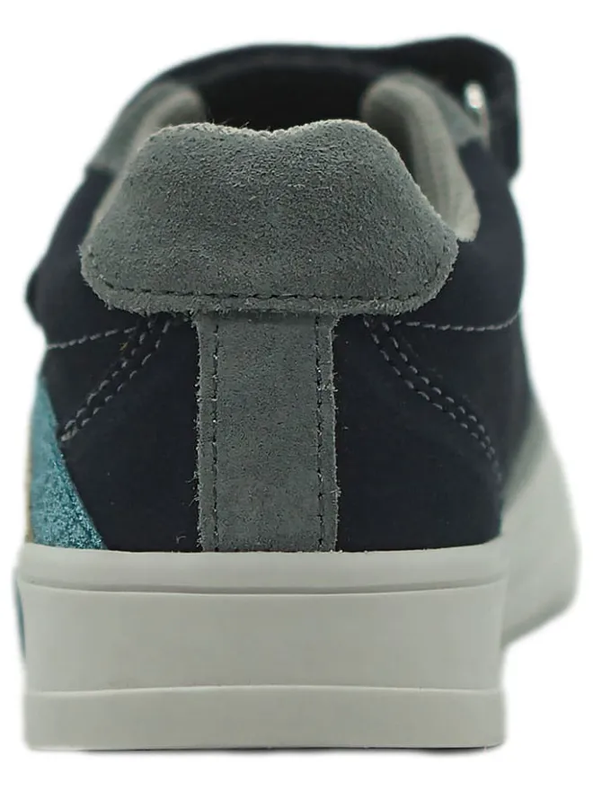 lamino Sneakers·Sneakers Low^Leder-Sneakers in Dunkelblau/ Hellblau