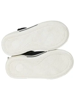 vertbaudet Sneakers·Sneakers High^Leder-Sneakers in Dunkelblau/ Schwarz/ Silber