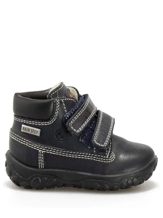 Leder-Sneakers in Dunkelblau>Naturino Outlet
