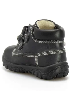 Leder-Sneakers in Dunkelblau><noscript><img width=