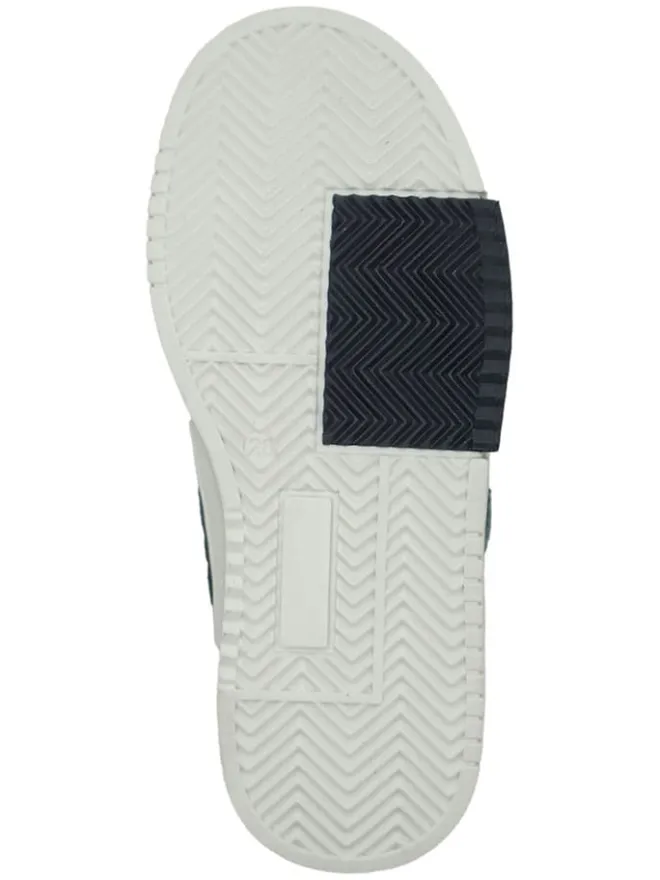 Leder-Sneakers in Dunkelblau>lamino Online