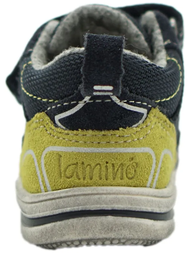 Leder-Sneakers in Dunkelblau>lamino Outlet