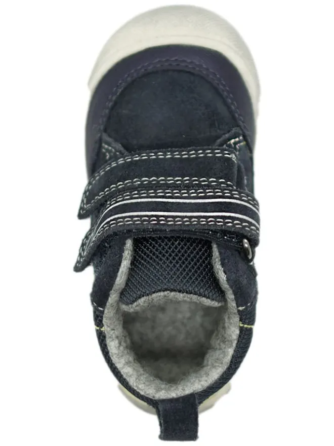 Leder-Sneakers in Dunkelblau>lamino Outlet