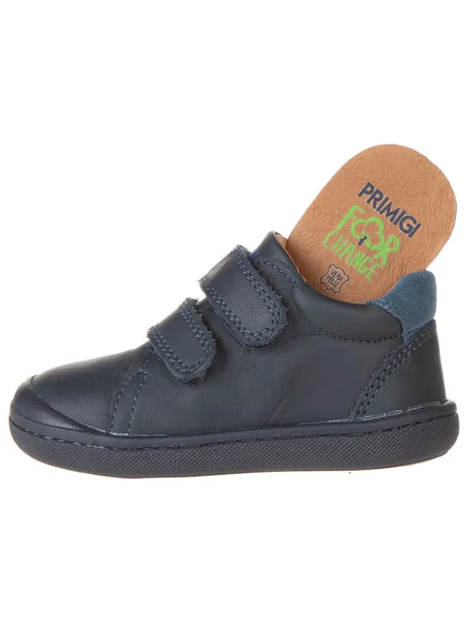 Leder-Sneakers in Dunkelblau>Primigi Sale