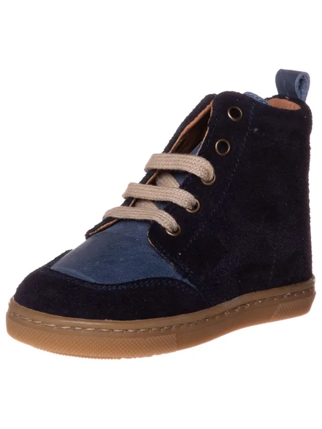 lamino Sneakers^Leder-Sneakers in Dunkelblau