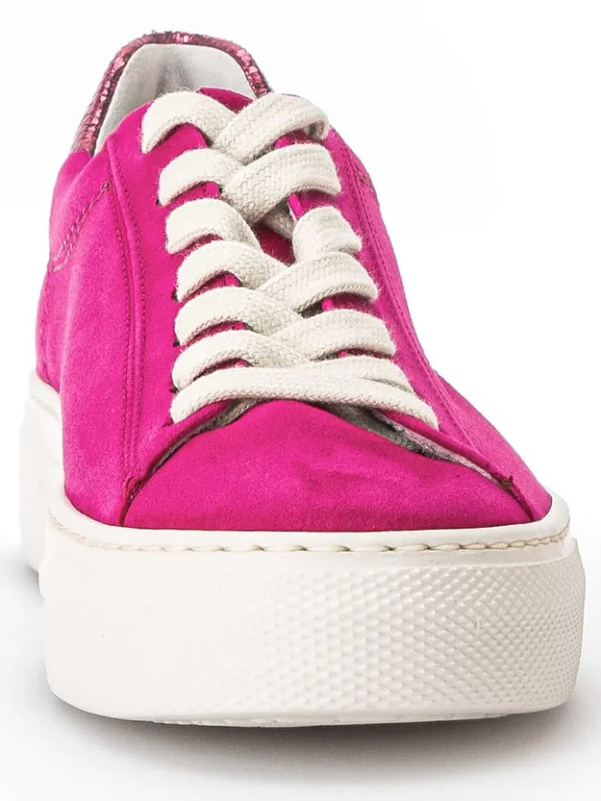 Leder-Sneakers in Fuchsia>Gabor Sale